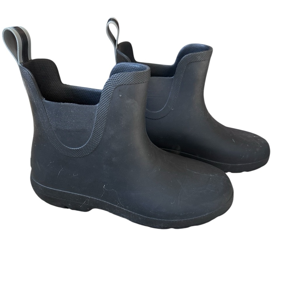Totes Everywear Black Ankle Rain Women Boots Shoes 7